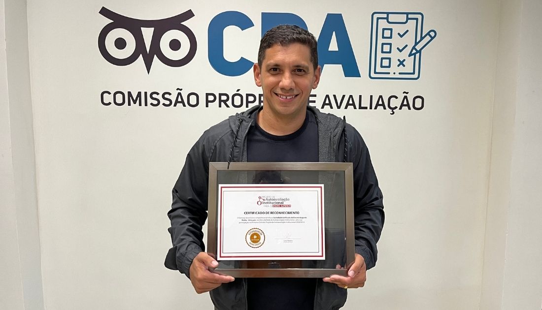 Veja o certificado que a CPA UNISUAM ganhou