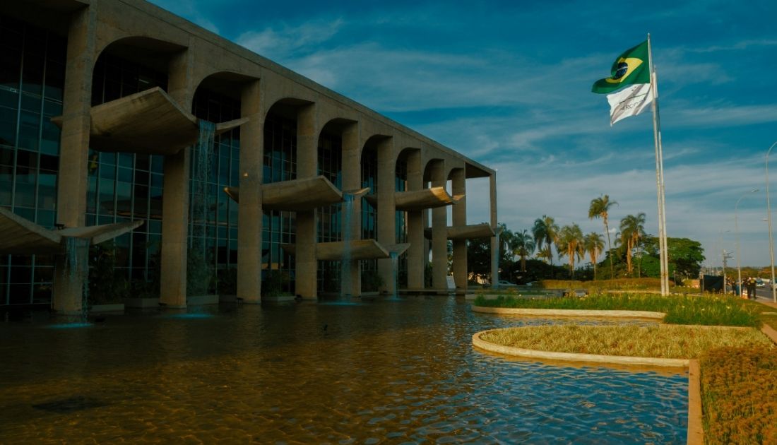 Fachada de prédio de Brasília